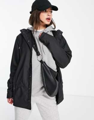 Rains 12010 waterproof short jacket in black