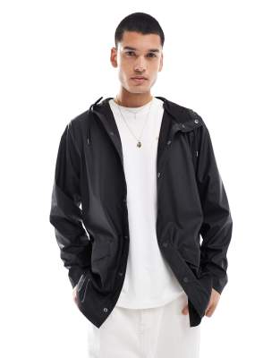 Rains Rains 12010 waterproof short jacket in black