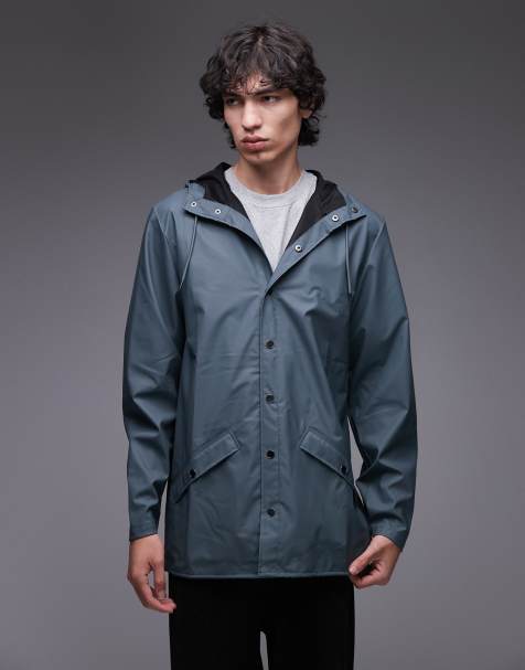 Rains 12010 waterproof short jacket in grey - view 1