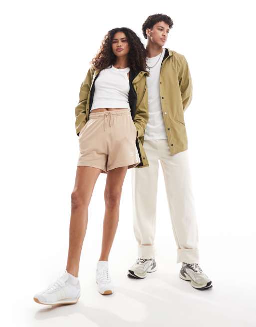 Rains 12010 waterproof short jacket in khaki ASOS
