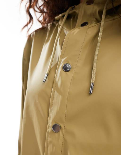 Rains – 12010 – Wodoodporna krótka kurtka w kolorze khaki, 3 z 4