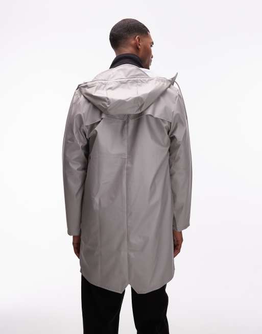 Rains BOLD LONG JACKET UNISEX - Impermeabile - revel/verde scuro