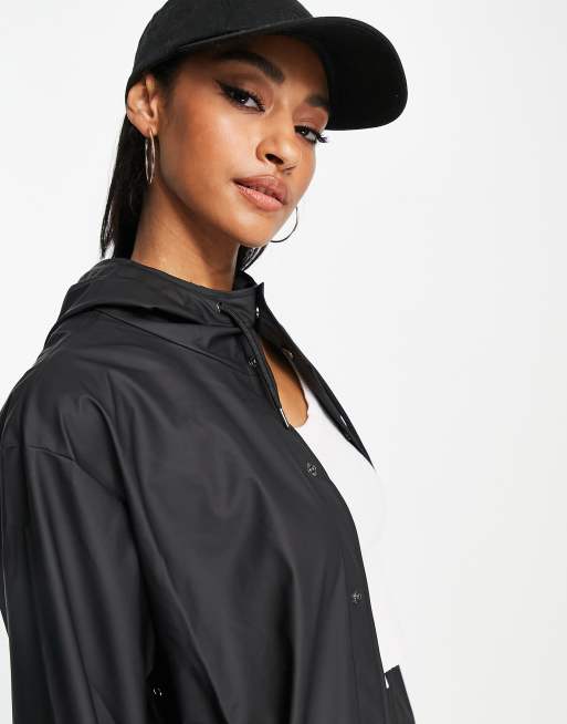 RAINS - 12020 - Unisex - Sort kort regnjakke, 3 af 4