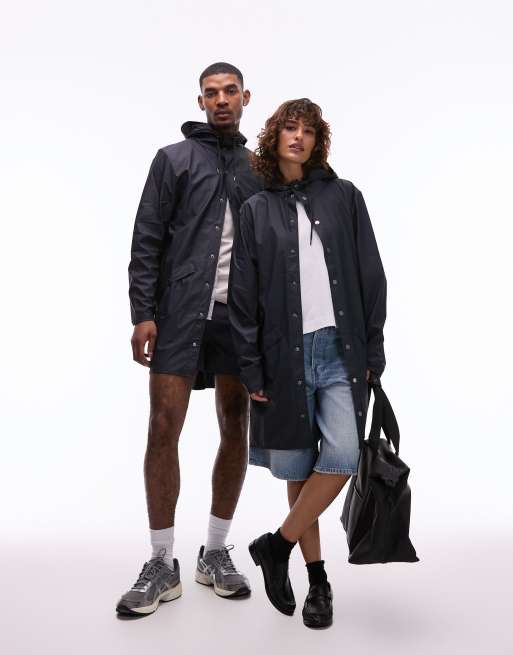 Rains on sale long coat