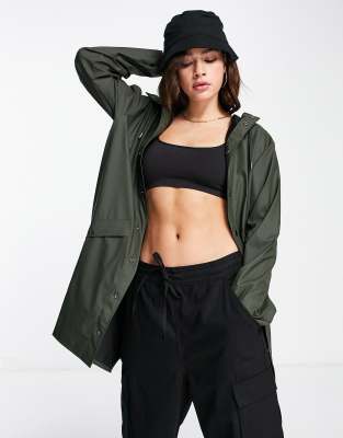 Rains - 12020 - Veste unisexe imperméable longue - Vert
