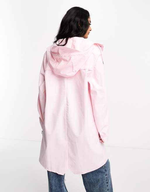 Light pink outlet raincoat