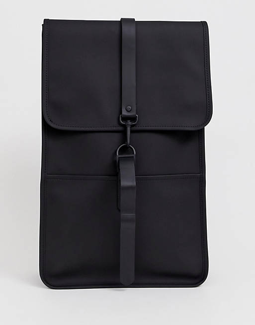 Rains Water-Resistant Backpack Go Black