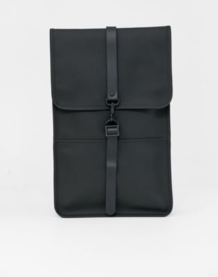 Rains Water-Resistant Backpack Go Black