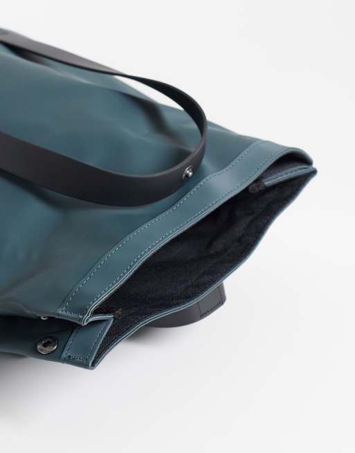 Rains 12780 2 Way waterproof mini tote/backpack in green, 4 of 5