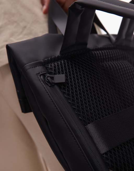 Rains - 12780 - Zaino piccolo impermeabile nero, 4 di 4