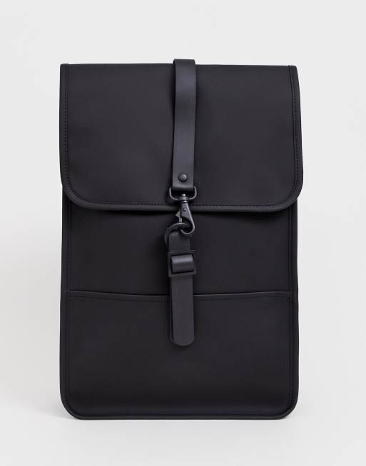 rains 12800 mini waterproof backpack in black