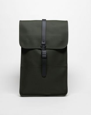 Rains 13000 unisex waterproof backpack in green