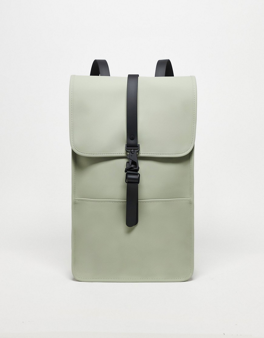Rains 13000 unisex waterproof backpack in sage green