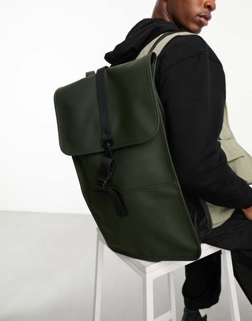 Rains 13000 waterproof backpack in green