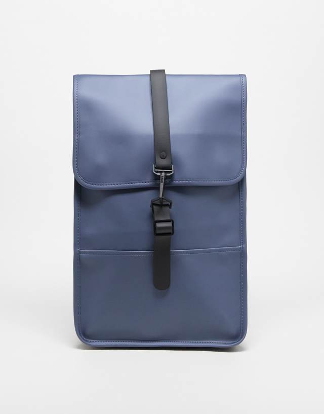 Rains - 13020 waterproof mini backpack in shiny blue