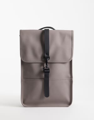 Rains 13020 waterproof mini backpack in taupe grey