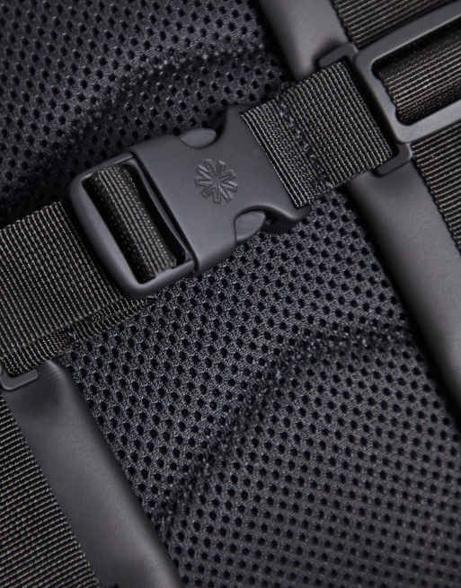 Rains – 13160 – Unisex – Svart vattentät ryggsäck med vikbart lock, 4 av 4