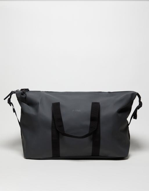 RAINS 13200 weekend waterproof duffel bag in slate ASOS