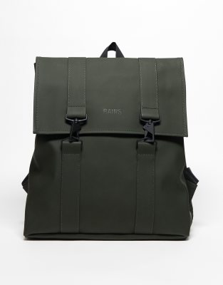 Rains Rains 13300 MSN unisex waterproof backpack in green