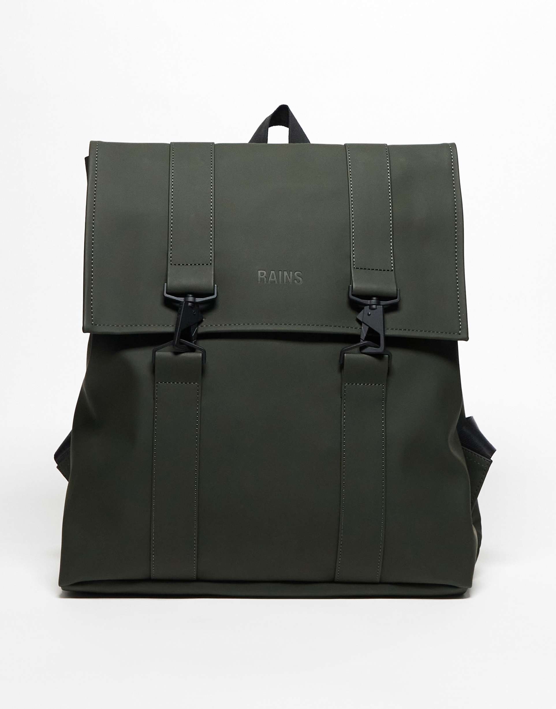 rains 13300 msn unisex waterproof backpack in green