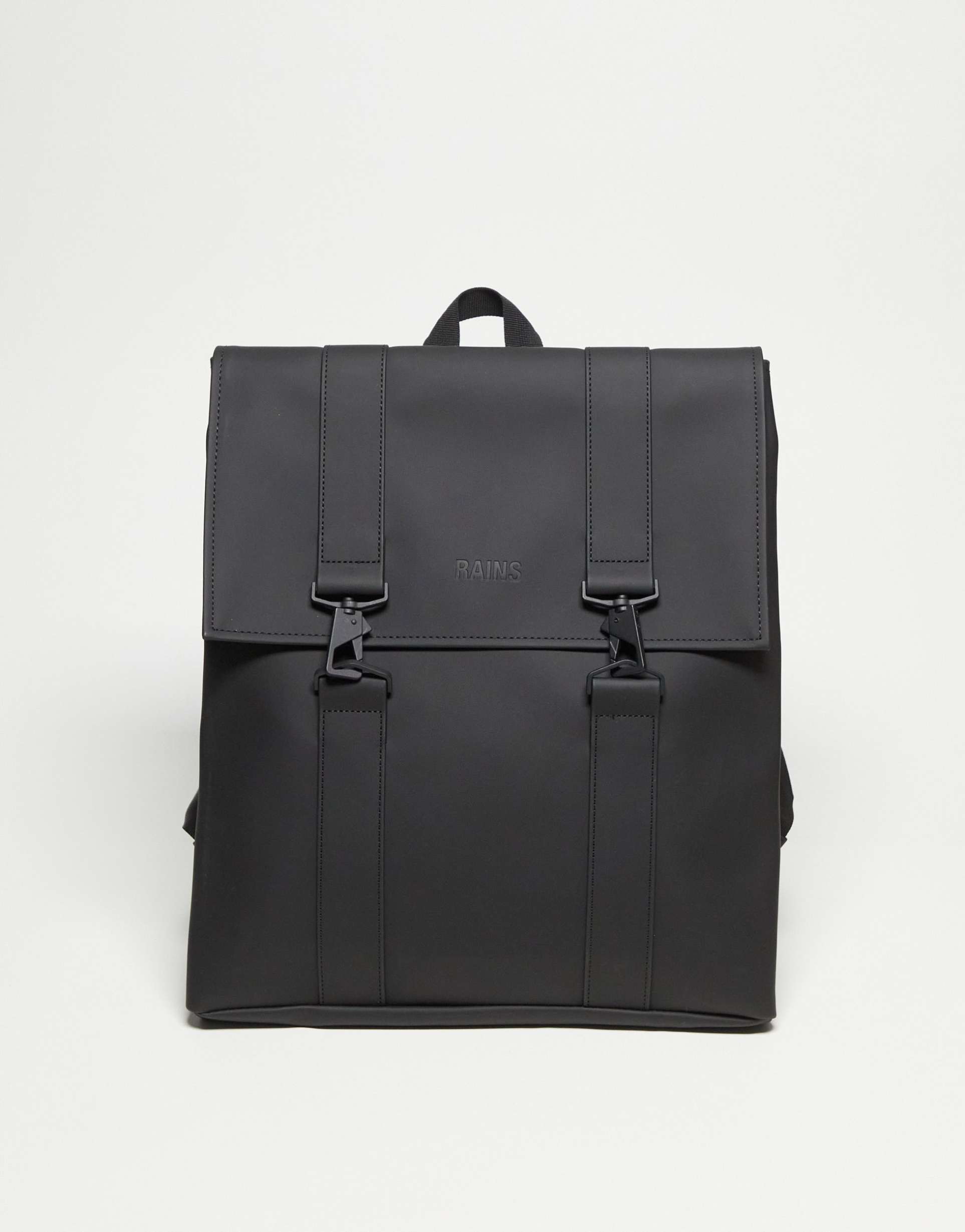 rains 13300 msn unisex waterproof large backpack in black
