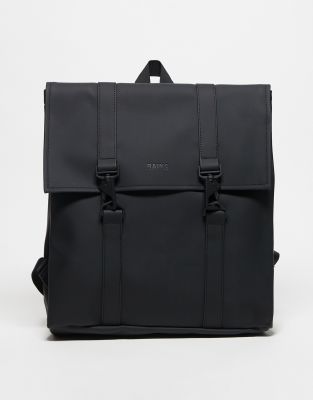 Rains Rains 13310 MSN unisex waterproof mini backpack in black