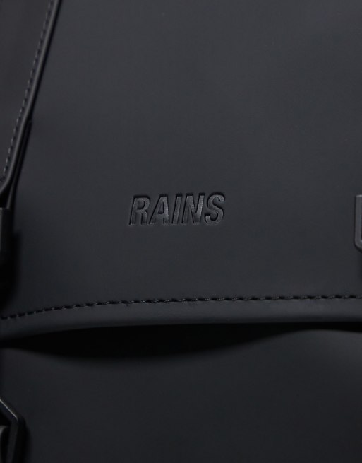 Rains – 13310 MSN – Wasserfester, kleiner Unisex-Rucksack in Schwarz, 4 von 4