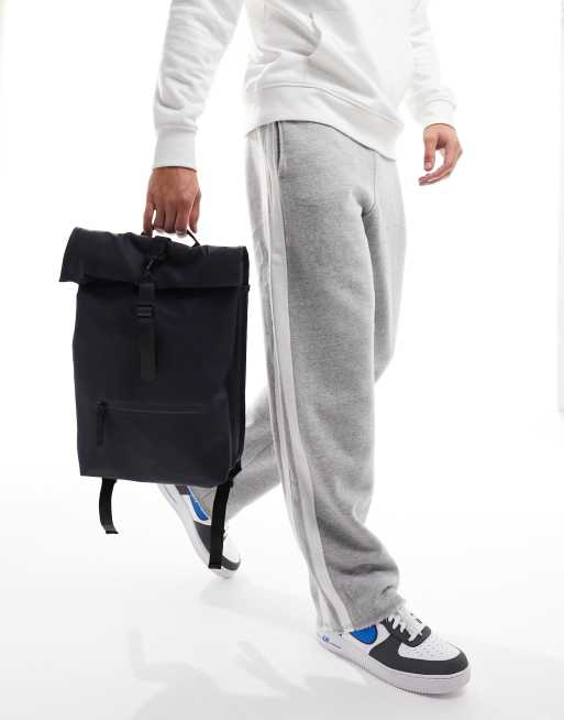 Rains - 13320 - Sac à dos étanche avec partie supérieure roulée - Bleu marine, 3 de 4