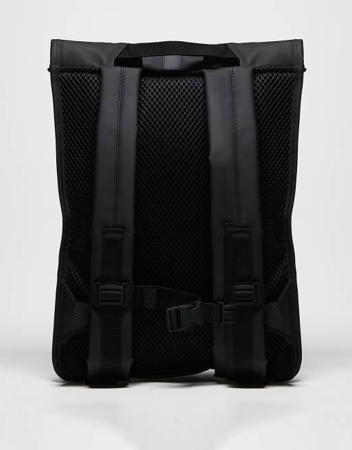 Rains – 13320 – Wasserfester Unisex-Rucksack mit Rolltop in Schwarz, 2 von 4