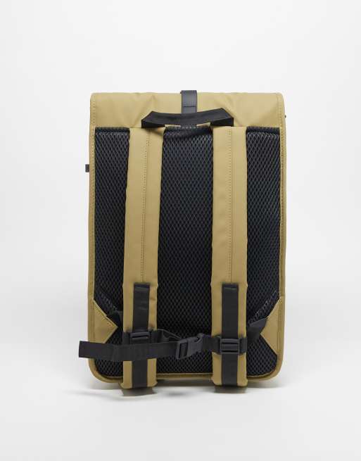 Rains backpack khaki best sale