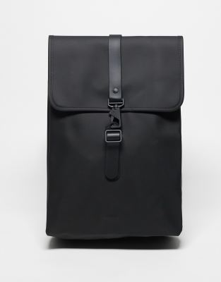 Rains 13500 unisex rucksack in black