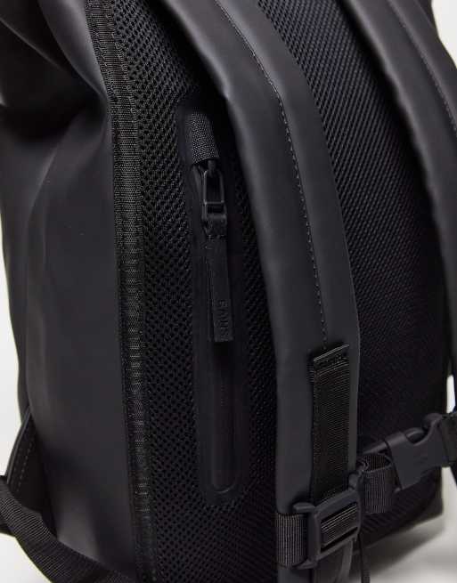 Denmark RAINS] Velcro Rolltop Backpack Waterproof Velcro Rolltop