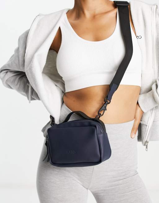 Rains - 13820 - Borsetta blu navy squadrata