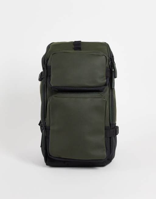 rains charger backpack green