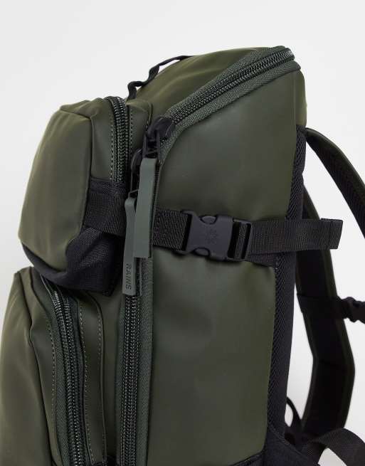 rains charger backpack green