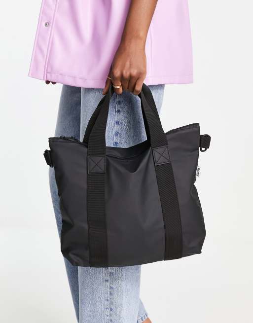 mini tote black