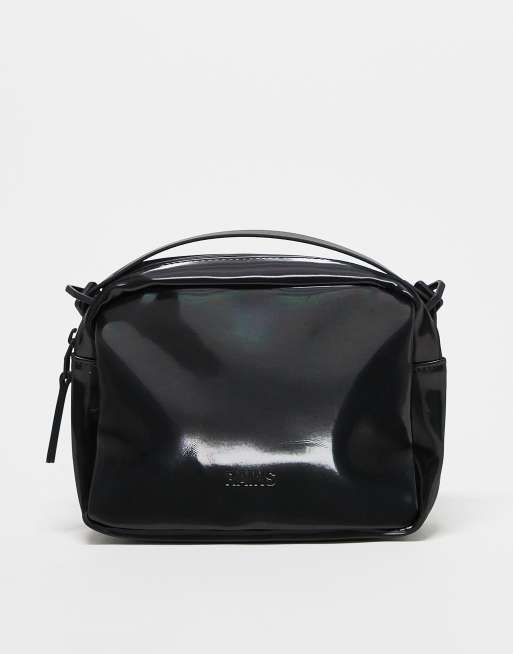 RAINS - 14100 - Firkantet og vandtæt crossbody-taske i sort