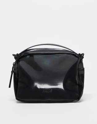 Rains Rains 14100 waterproof cross body box bag in black