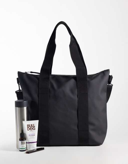Rains - 14160 - Borsa shopping piccola unisex waterproof nera, 2 di 4