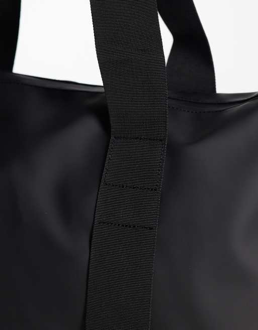 Rains - 14160 - Borsa shopping piccola unisex waterproof nera, 3 di 4