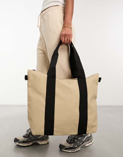 Rains - 14160 - Maxi borsa unisex waterproof color sabbia