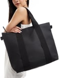 [Rains] Rains 14160 unisex waterproof tote bag mini in black One Size BLACK