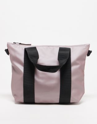 14180 waterproof tote bag micro in metallic pink