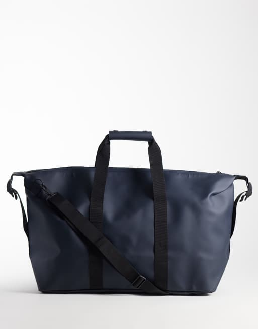 Rains 14200 Hilo unisex waterproof weekend bag in navy, 3 of 4
