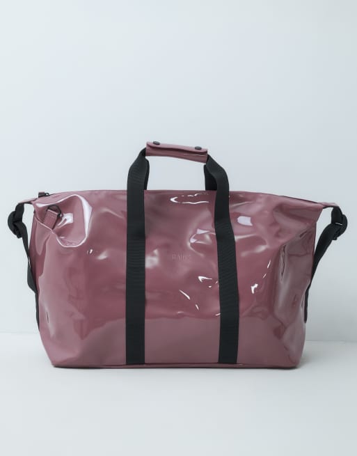 Rains 14200 Hilo wasserfeste Weekender-Reisetasche in glänzendem Mauve, 2 von 4