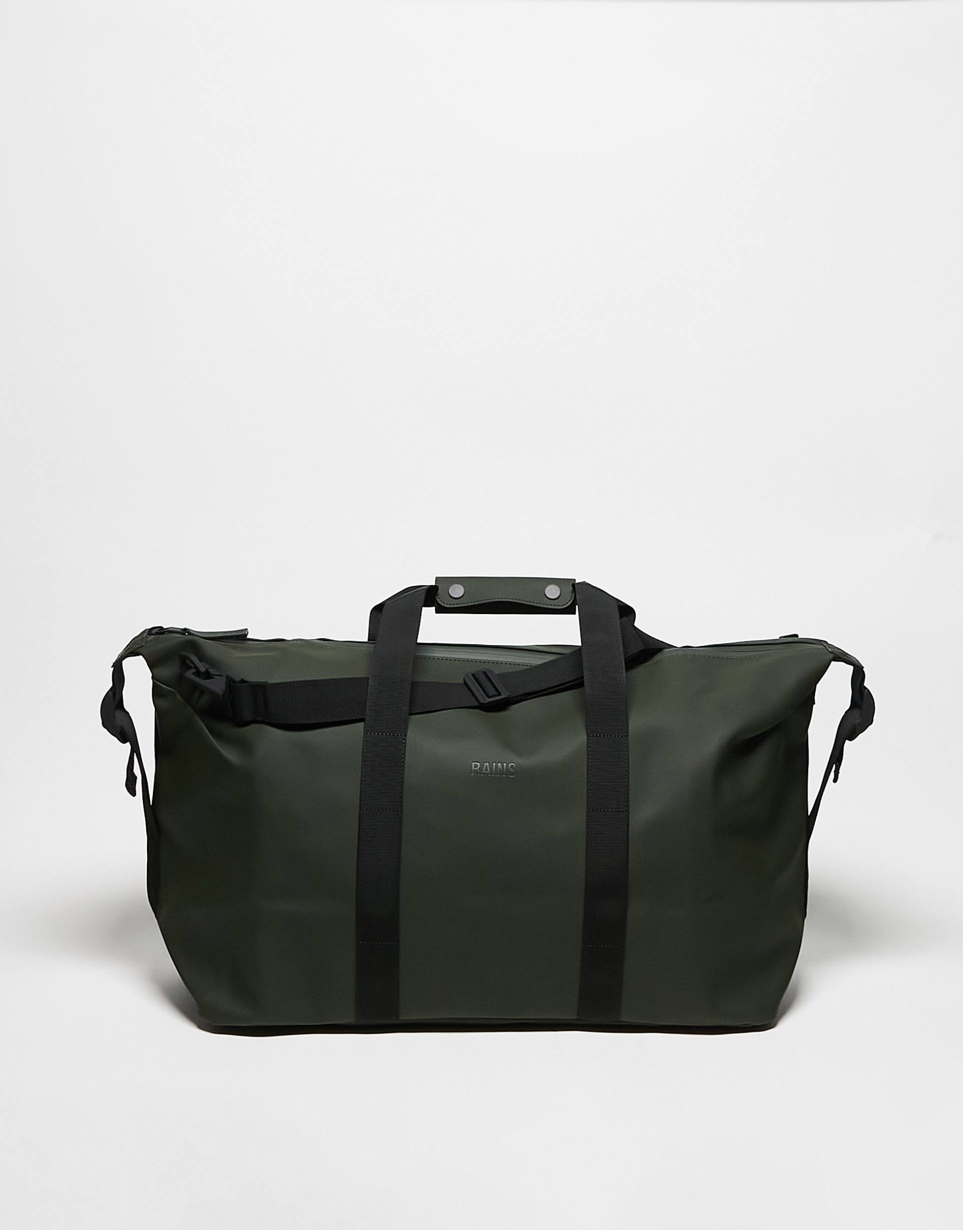 rains 14200 unisex waterproof weekend duffel bag in khaki