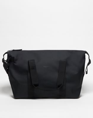 Rains 14220 Unisex Waterproof Small Weekend Bag In Black