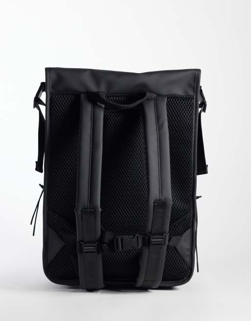 Rains 14270 Trail Mountaineer Rolltop vandtæt rygsæk i sort, 5 af 5