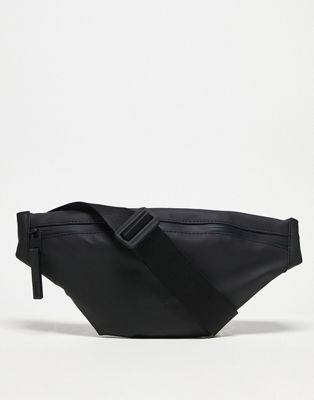 Rains 14700 unisex waterproof mini bum bag in black - ASOS Price Checker