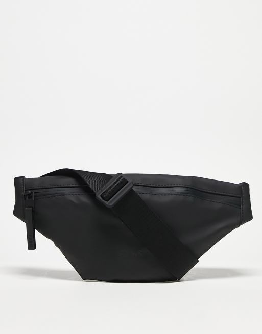 Rains 14700 Mini sac banane unisexe imperm able Noir ASOS